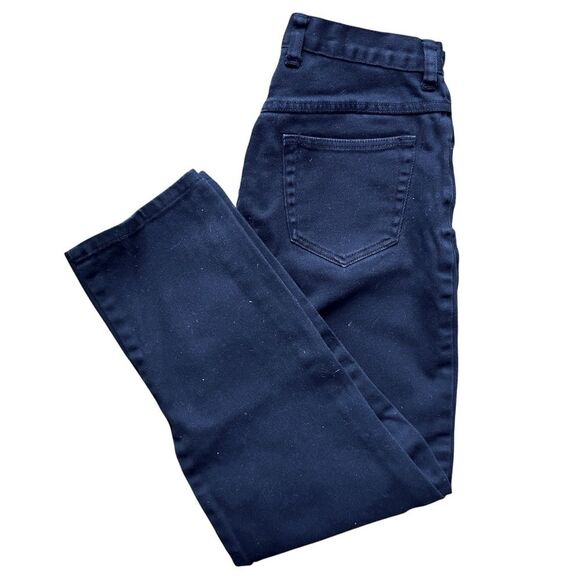 Westport Black High Rise Jeans Size 10 Short Straight Leg Cropped Petite Denim - Picture 2 of 3